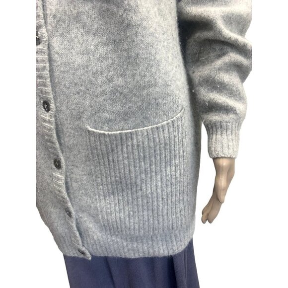 Vintage Liz Claiborne Lambswool Angora Button Front Sweaters M - Picture 7 of 8